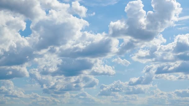 Timelapse Belas Nuvens Céu Durante Dia — Vídeo de Stock