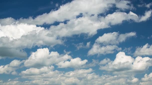 Timelapse Beaux Nuages Dans Ciel Jour — Video