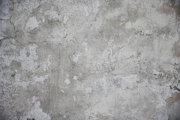 Old white cracked wall for background or texture — Stock Photo, Image