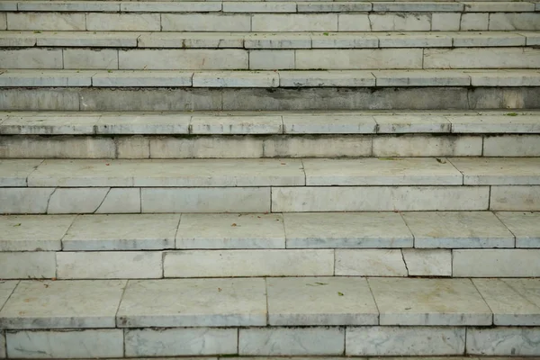 Marble old white stairs closeup, retro architecture — Stock Photo, Image