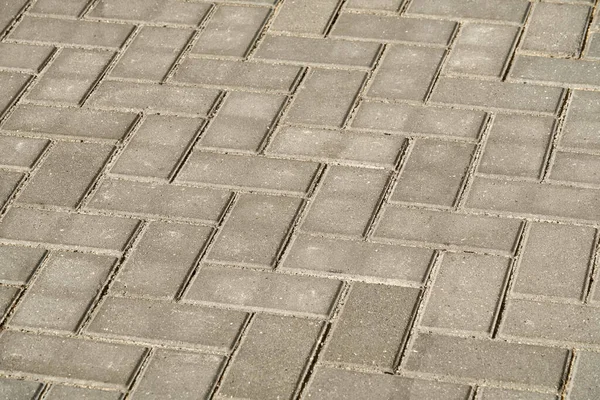 Gray paving tile for background or texture — Stock Photo, Image