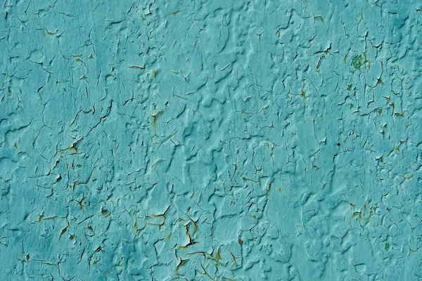 Oude roestige en gekrast oppervlak van ijzer - grunge groene textuur of achtergrond, metaal met krassen — Stockfoto