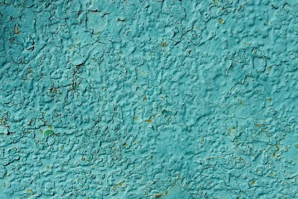 Vecchia superficie arrugginita e graffiata di ferro - grunge texture o sfondo verde, metallo con graffi — Foto Stock