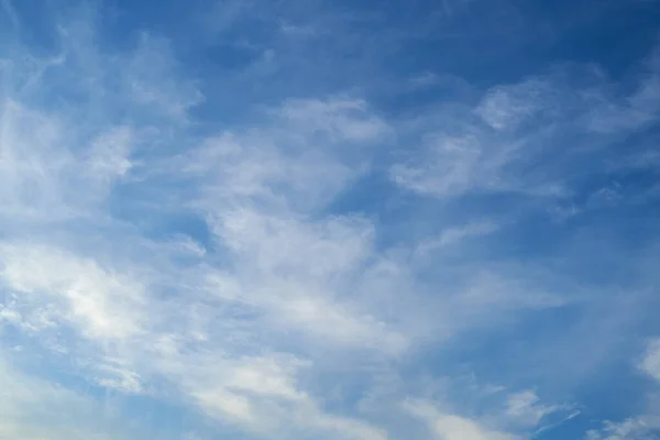 Blue sky background with white clouds — Stock Photo, Image