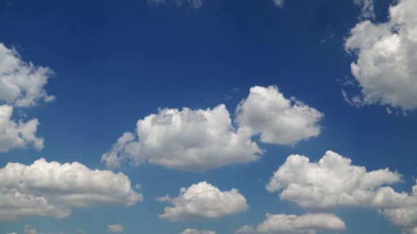 Timelapse Cielo Brillante Durante Día Hermosas Nubes Como Fondo — Vídeos de Stock