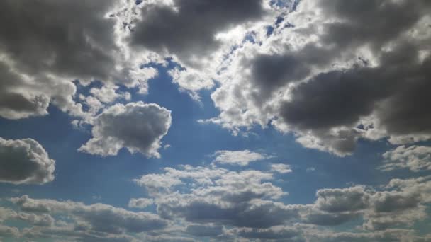 Lapso Tiempo Oscuro Cielo Tormentoso Antes Lluvia — Vídeos de Stock