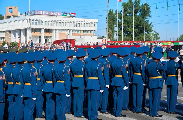 Тірасполь Придністров Вересня 2020 Року Військовий Парад Присвячений Річчю Незалежності — стокове фото