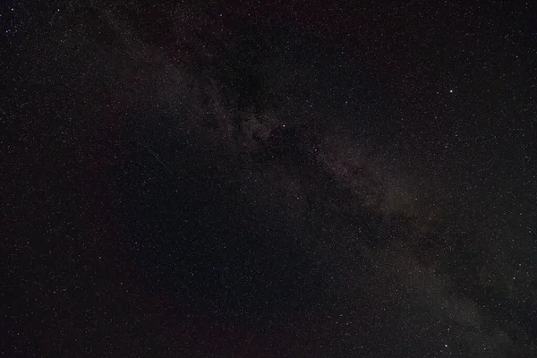 Ciel Nocturne Noir Étoiles Comme Arrière Plan Voie Lactée Tombant — Photo