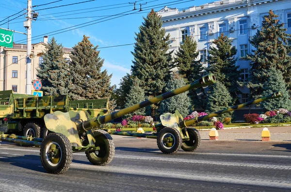 Тирасполь Приднестровье Сентября 2020 Года Военный Парад Посвященный Летию Независимости — стоковое фото