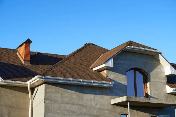 Neues Dach Und Haus Bau — Stockfoto