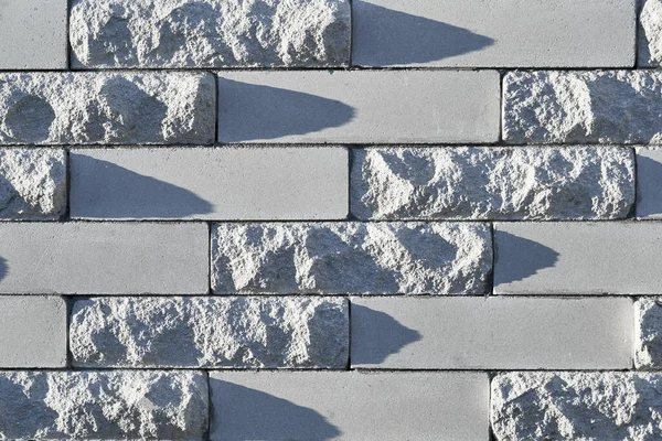 Decorative White Brick Wall Background — Stock Photo, Image