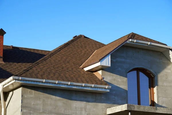 Nieuw Dak Huis Aanbouw — Stockfoto