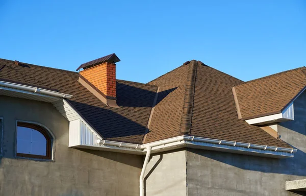 Neues Dach Und Haus Bau — Stockfoto