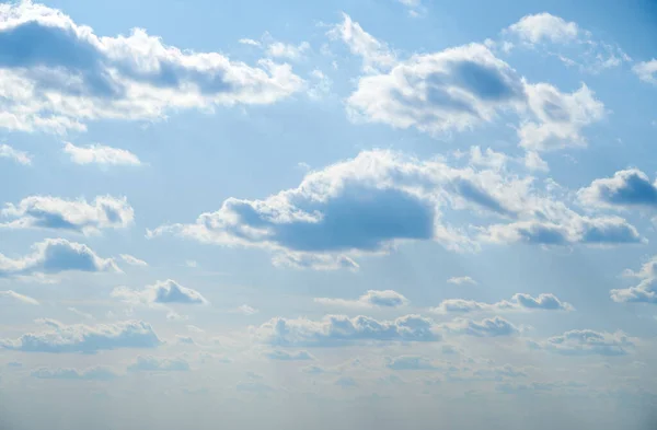 Ciel Nuages Comme Arrière Plan Pendant Journée Lumineux Beau — Photo