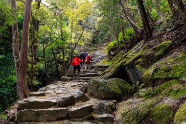 Pilgrimage to Japan shrine clipart