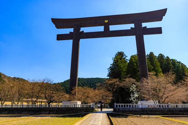 Oyunohara gerbang torii besar — Stok Foto