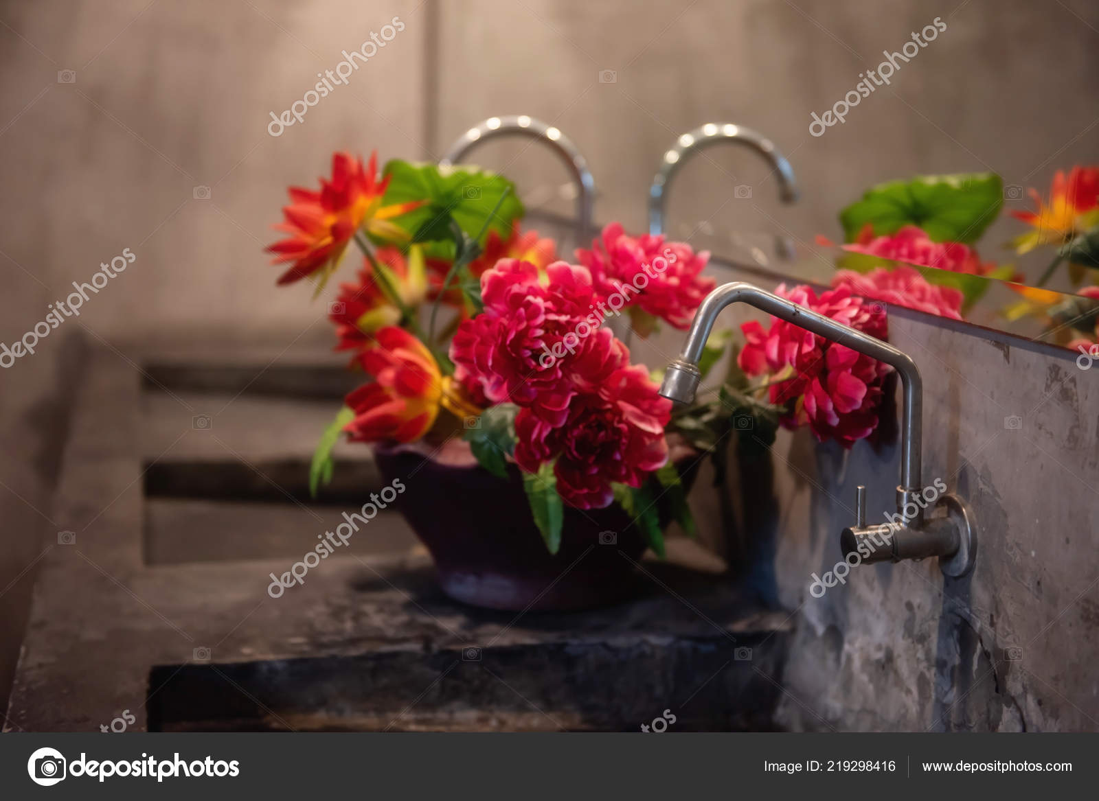 artificial flowers for bathroom