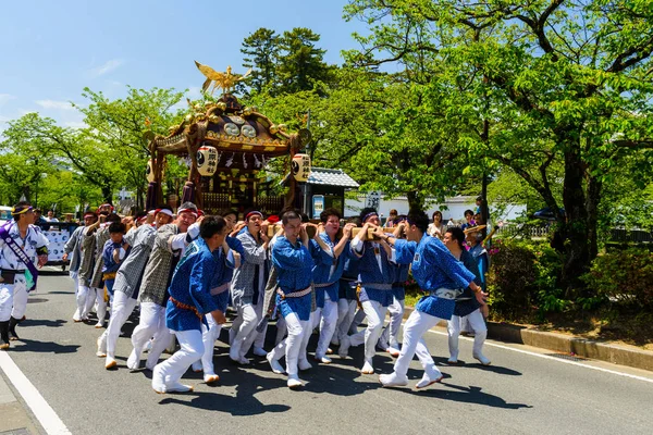 Odawara Japonya Mayıs 2017 Japonca Zam Geçit Töreni Taşınabilir Float — Stok fotoğraf