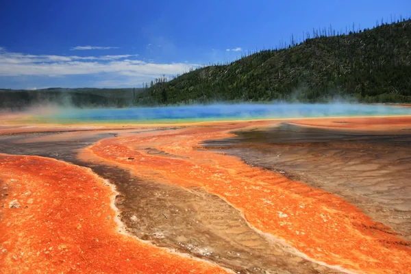 Grand Prismatic Spring in Yellowstone — Stock Photo, Image