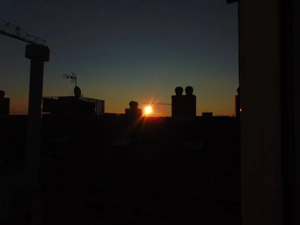 Barselona Güneş Işığı Spanya — Stok fotoğraf