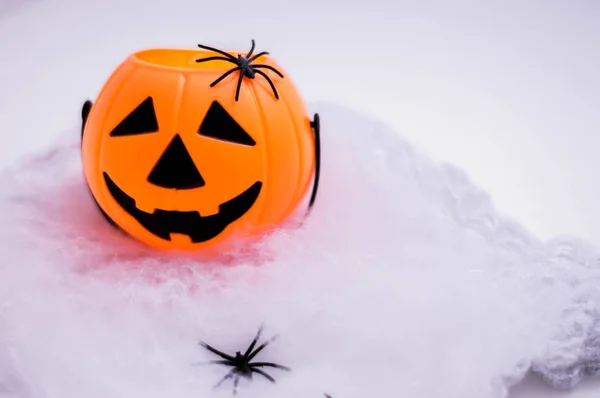 Bir halloween kabak beyaz arka plan fotoğrafçılığı.