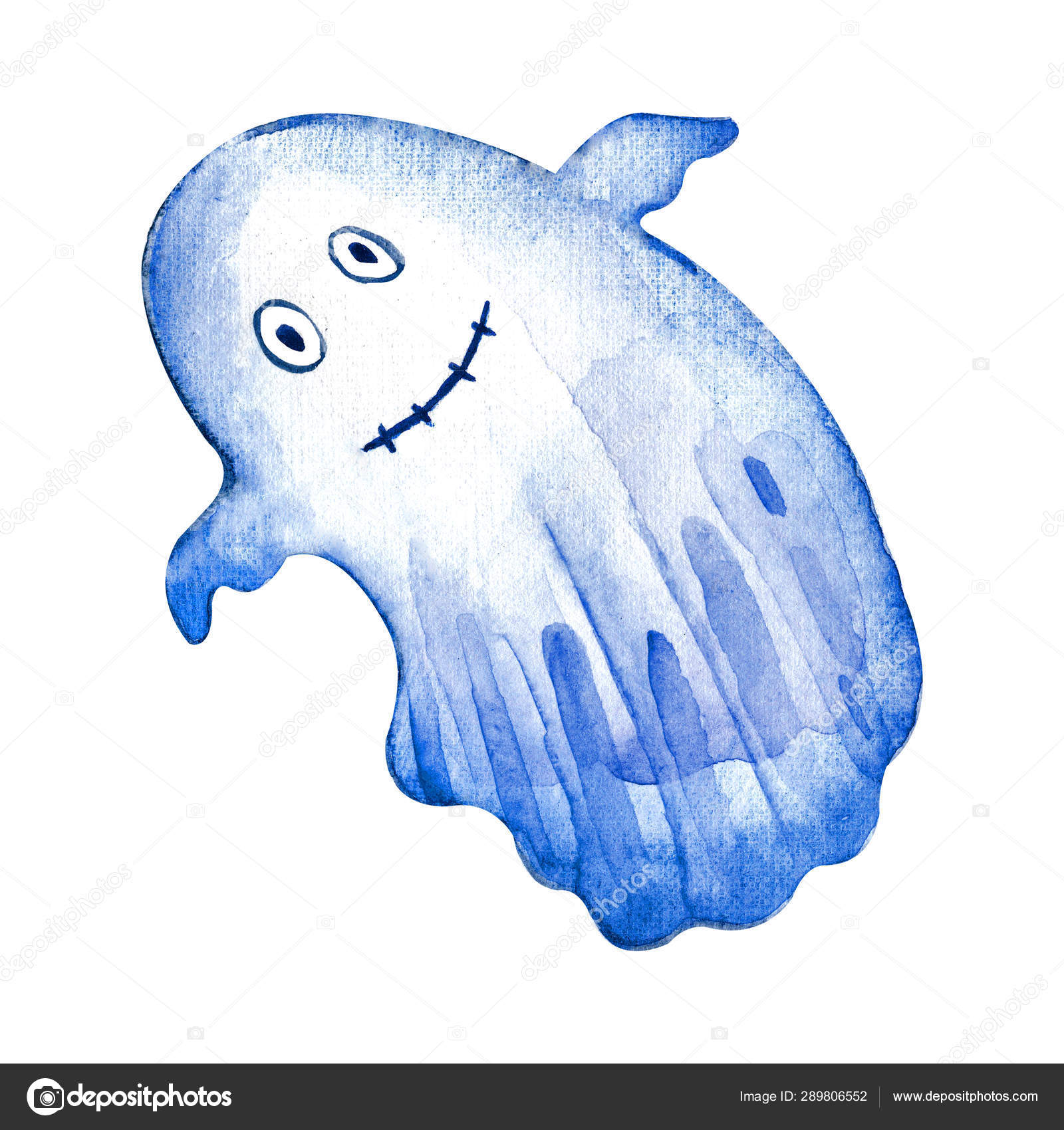 Desenho de Fantasma assustador pintado e colorido por Usuário não