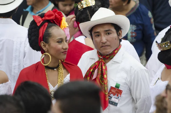 Xala Veracruz Mexico Ноября 2018 Года Портрет Пары Одетой Традиционную — стоковое фото