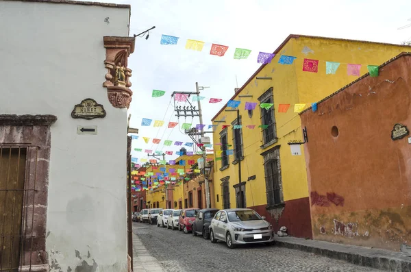 San Miguel Allende Guanajuato Meksyk Grudnia 2018 Street View San — Zdjęcie stockowe