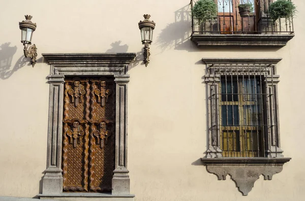 San Miguel Allende Guanajuato Mexico Décembre 2018 Façade Maison Traditionnelle — Photo