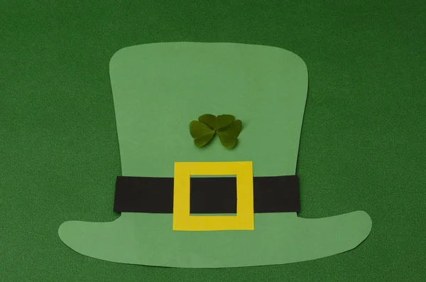 Concept Saint Patrick Papier Accessoires Saint Patrick Leprechaun Chapeau Leprechaun — Photo