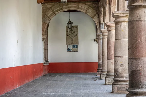 Mexico City Juni 2019 Interiören Kyrkan Och Klostret San Juan — Stockfoto
