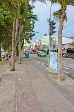 Çok yakın plaj Cam Ran Vietnam 2018 üzerinde uçak oturur
