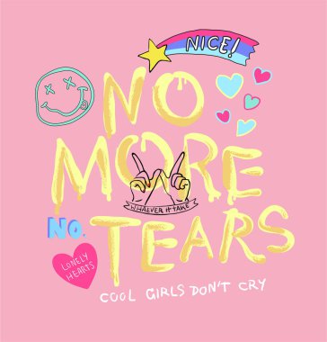 sloganı ile renkli kız kutsal kişilerin resmi 