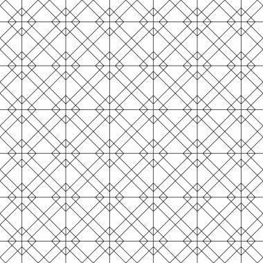 Geometrik Dikişsiz desen arka plan vektör. Dekorasyon ve geometri duvar kağıdı.