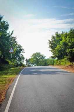 Orman yoluyla ülkenin karayolu