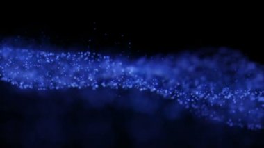 Soyut parçacık dalgası arka plan