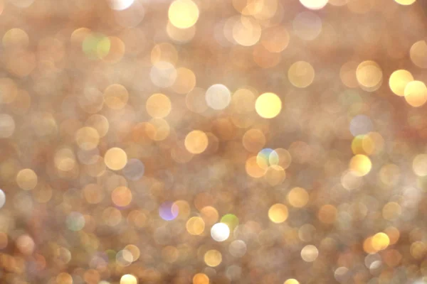 Abstrakter Goldener Bokeh Hintergrund — Stockfoto