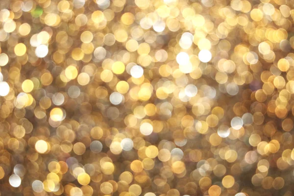 Abstrakter Goldener Bokeh Hintergrund — Stockfoto