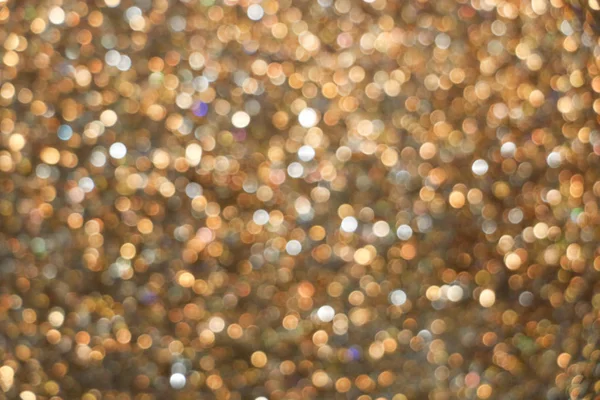 Abstrakter Goldener Bokeh Hintergrund — Stockfoto