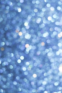 Soyut mavi bokeh arkaplanı
