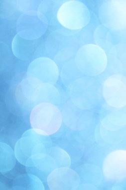 Soyut mavi bokeh arkaplanı