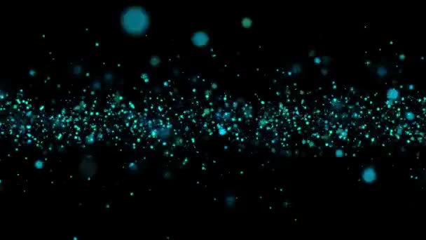 粒子の抽象的な背景のボケ味 — ストック動画