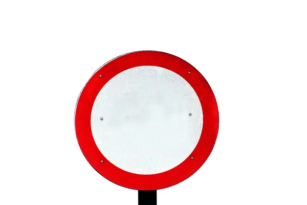 40Kmps Sign Board Isolated White — Stock Photo, Image