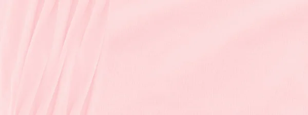 Абстрактний Фон Текстури Рожевої Тканини Панорамний Малюнок — стокове фото