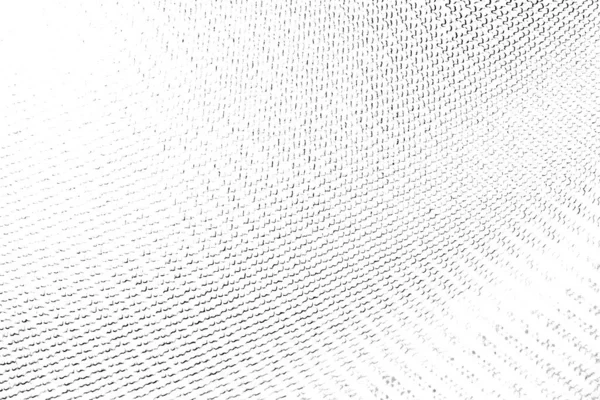 編んだ布の悲痛なオーバーレイテクスチャ 黒と白のグランジ抽象モノクロームの背景 — ストック写真