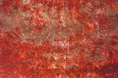 Çelik tabakta pas. Süsleme ve endüstriyel için paslı metal dokusu. inşaat kavramı.