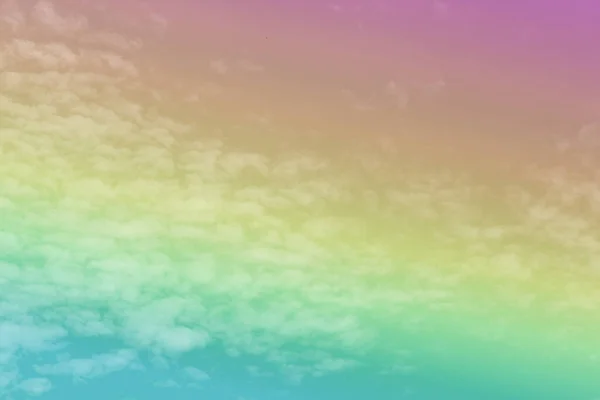 Mjukt Moln Och Himmel Med Pastellfärgad Abstrakt Himmel För Bakgrund — Stockfoto