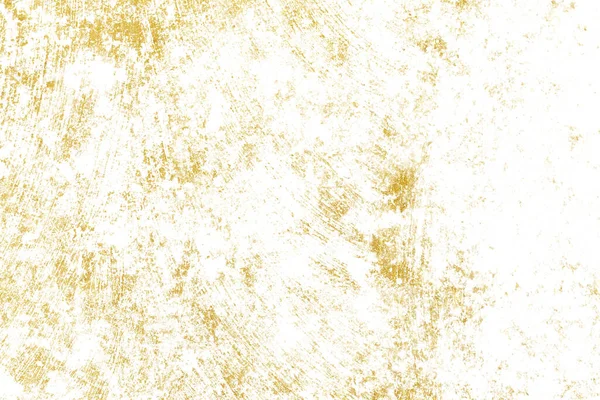 Spruzzi Oro Texture Elemento Design Della Pennellata Grunge Modello Sfondo — Foto Stock