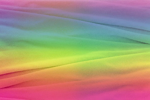 Мягкая Ткань Радужного Цвета Разноцветный Фон Текстуры Ткани — стоковое фото