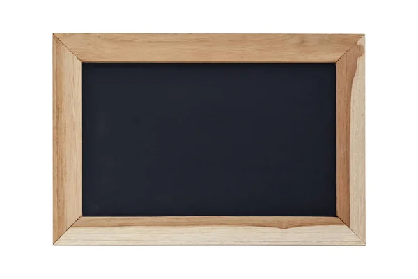 Old Vintage Blackboard Wood Frame Isolated White Background Chalkboard Your — Stock Photo, Image